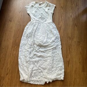 Free People White Serenity Maxi Dress